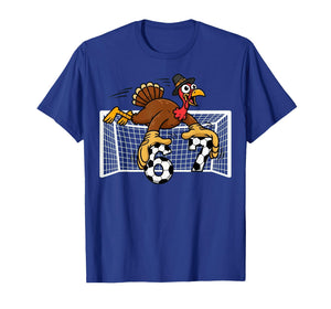 Turkey Goalie Soccer 67 Six Seven Boys Thanksgiving T-Shirt
