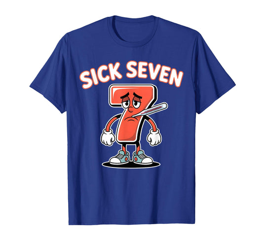 Sick Seven Meme Tee Six Seven Fun Wordplay T-Shirt
