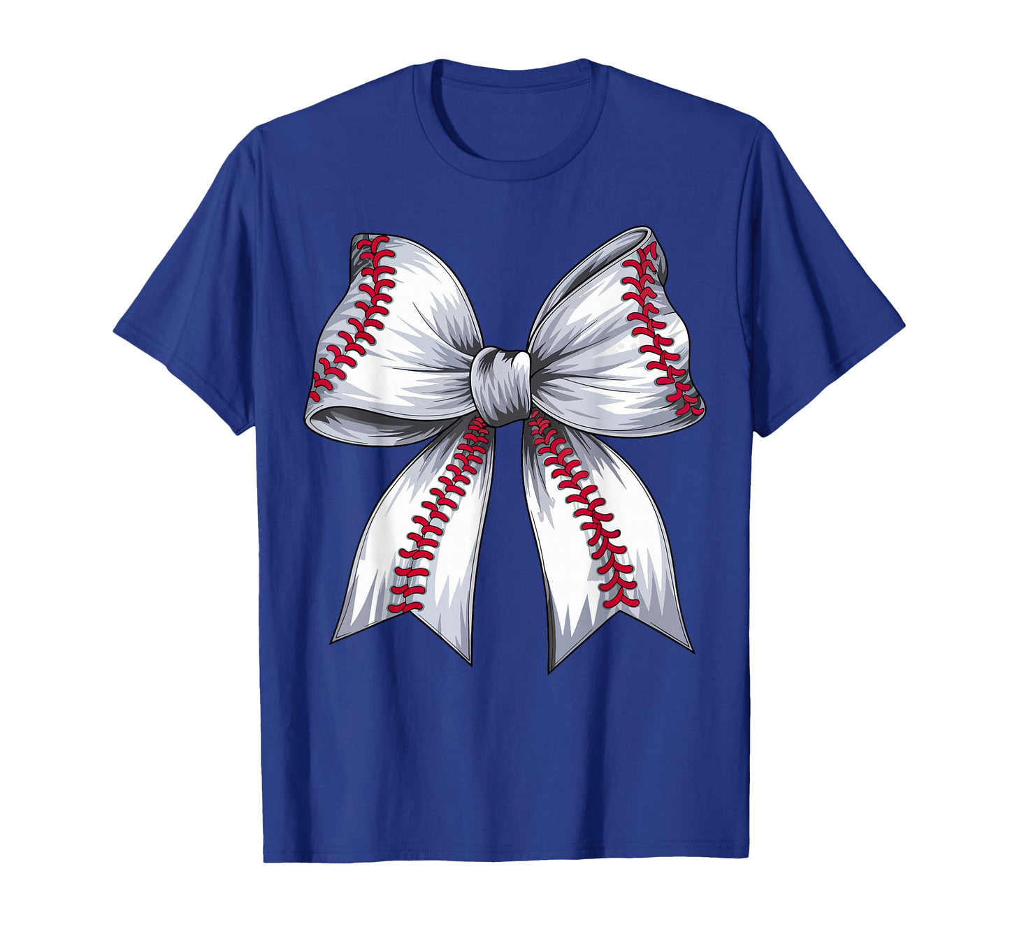 Cute Baseball Coquette Bow for Women Girls Baseball Mom Mama T-Shirt