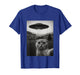 Scottish Fold Cat Selfie Funny Alien Abduction Meme Artwork T-Shirt