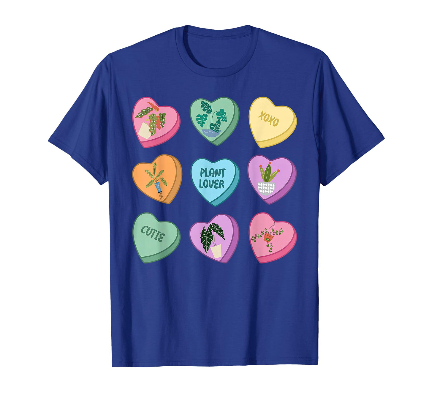 Heart Candy Valentine Plant Gardener Gardeners Houseplant T-Shirt