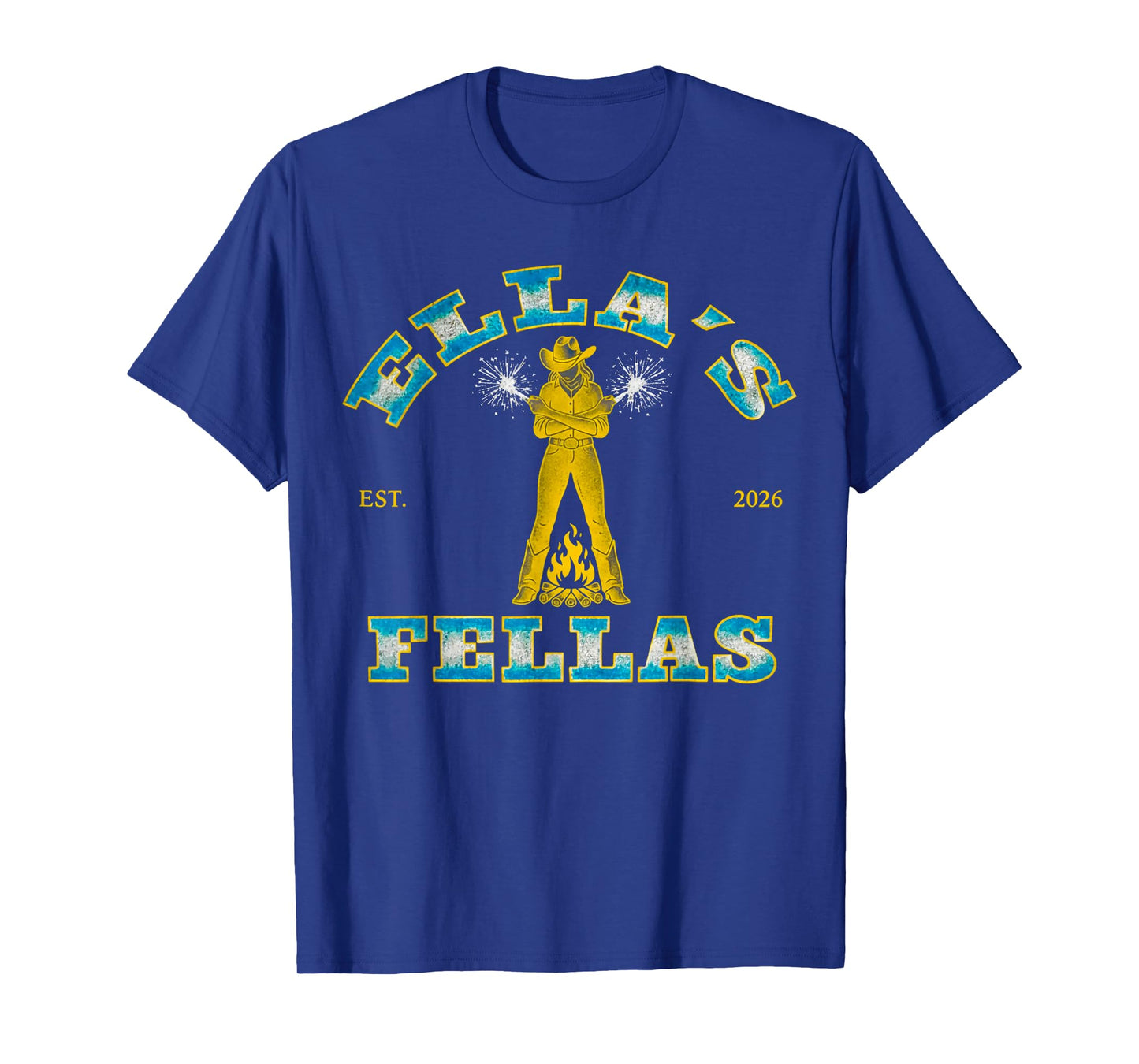Ellas Fellas Vintage Matching Squad for Men Women T-Shirt