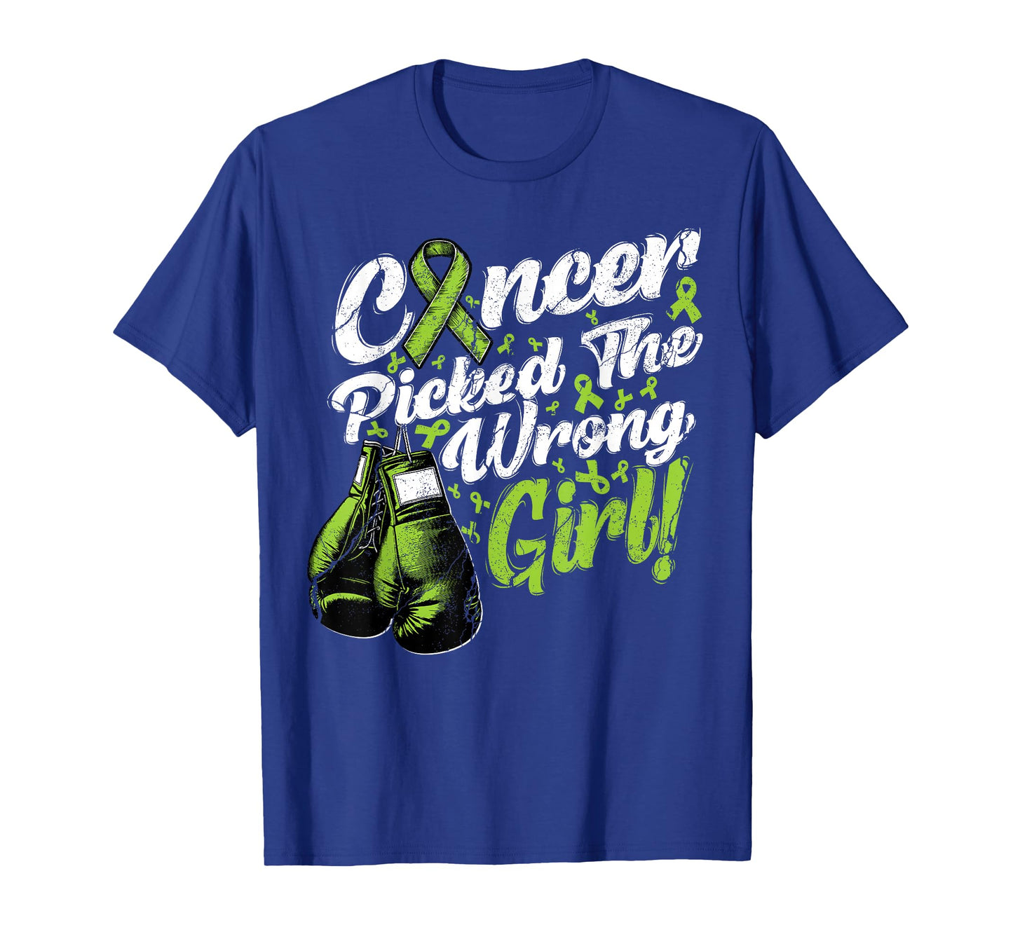 Lymphoma Cancer Picked The Wrong Girl Awareness Support T-Shirt