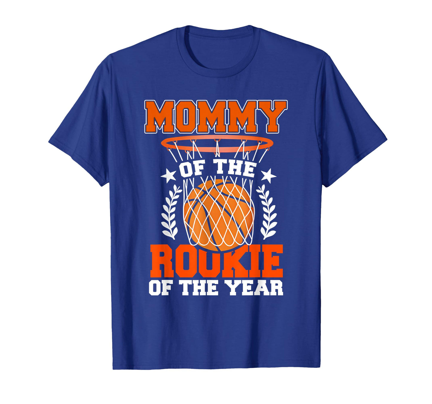 Mommy of Rookie 1st Basketball Bday Theme Matching T-Shirt
