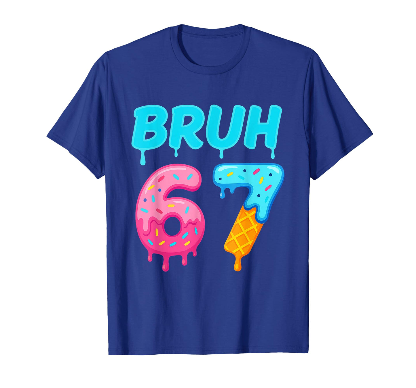 Bruh 67 Drippy Ice Cream Donut Funny Essential T-Shirt