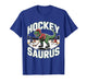 Ice Hockey Saurus T-Rex Dinosaur Dino Funny Hockeysaurus T-Shirt