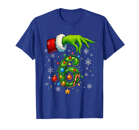 Six Seven 67 Meme Funny Christmas Couple Matching T-Shirt