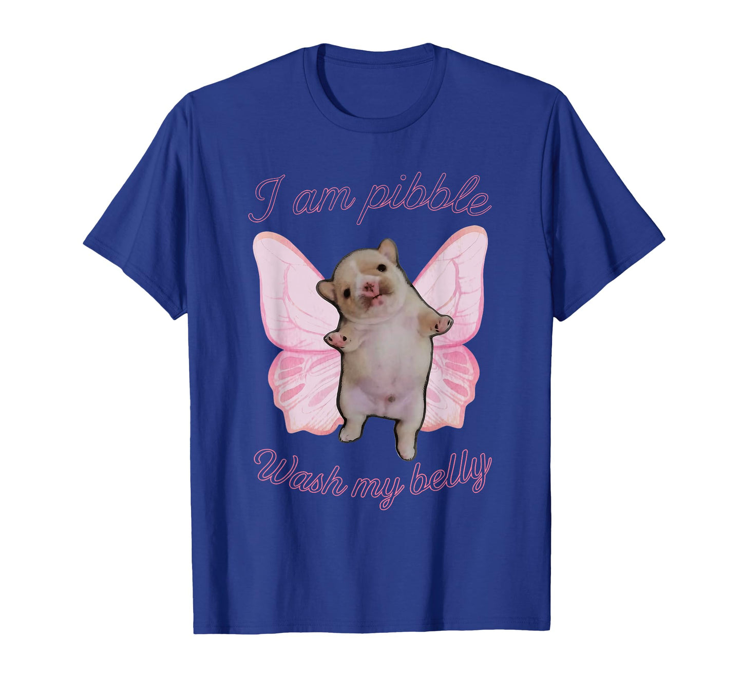 I Am Pibble Wash My Belly Pibble Meme Funny Dog Brainrot T-Shirt