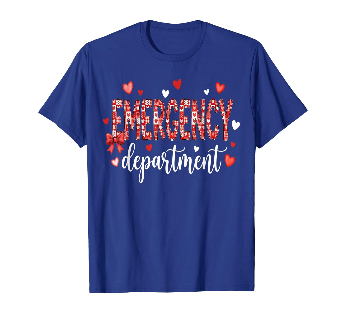 Cute Emergency Department Valentine ER Valentines Nurse T-Shirt