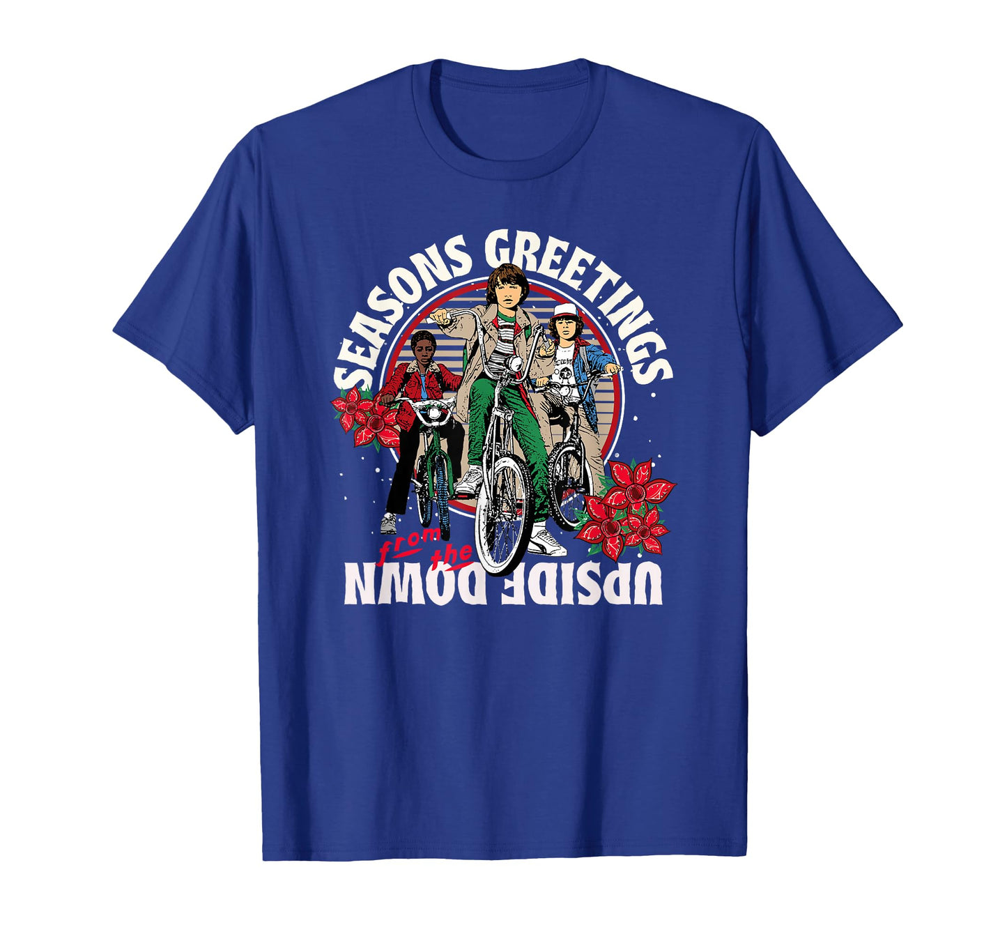 Stranger Things Christmas Greetings from The Upside Down T-Shirt