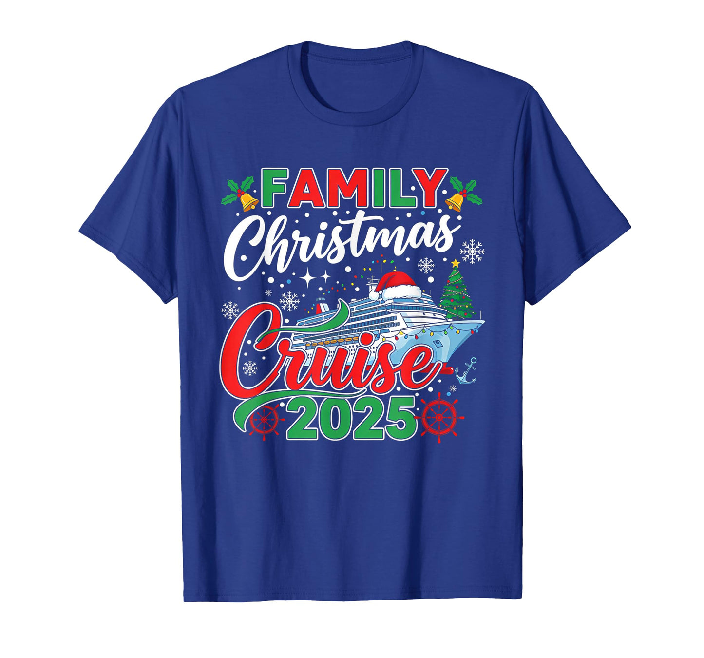 Family Christmas Cruise 2025 Matching Family Cruise Xmas T-Shirt