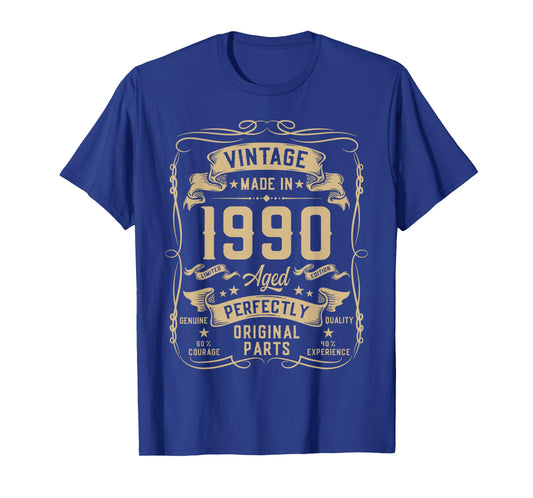 Vintage 1990 36yr 36th Birthday Gifts for Men 36 Years Old T-Shirt