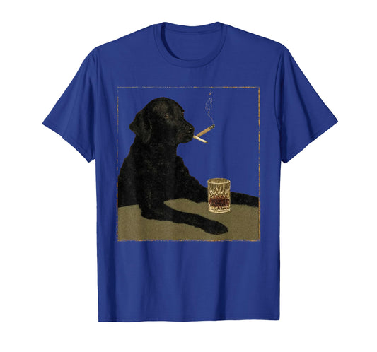 Funny Smoking Dog Meme Cigarette Gen Z Meme Dog Lover T-Shirt