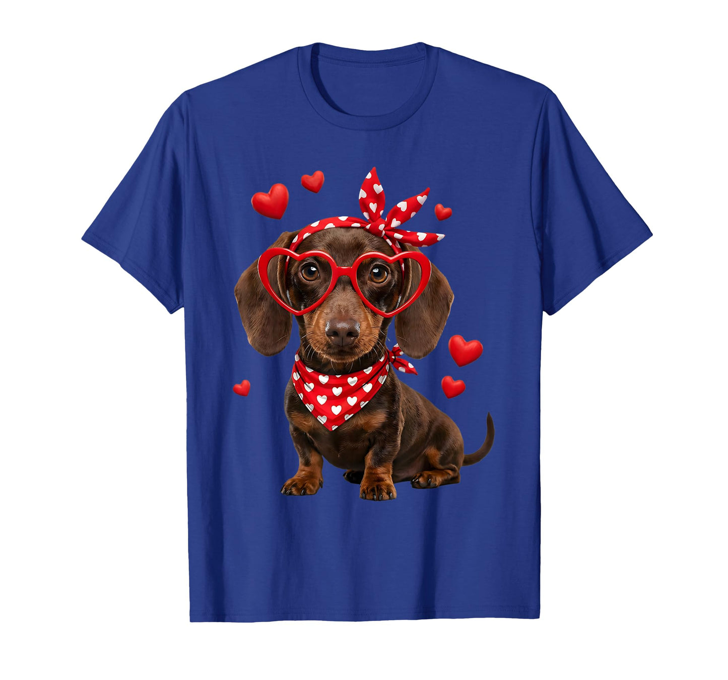 Dachshund Valentines Day Wiener Dog Lover Weenie Heart T-Shirt