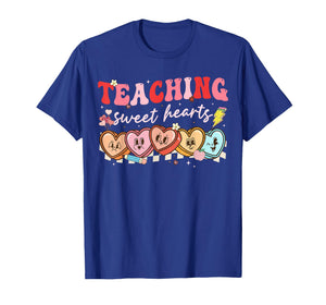 Valentine Teaching Sweet Hearts Teacher Men Women T-Shirt