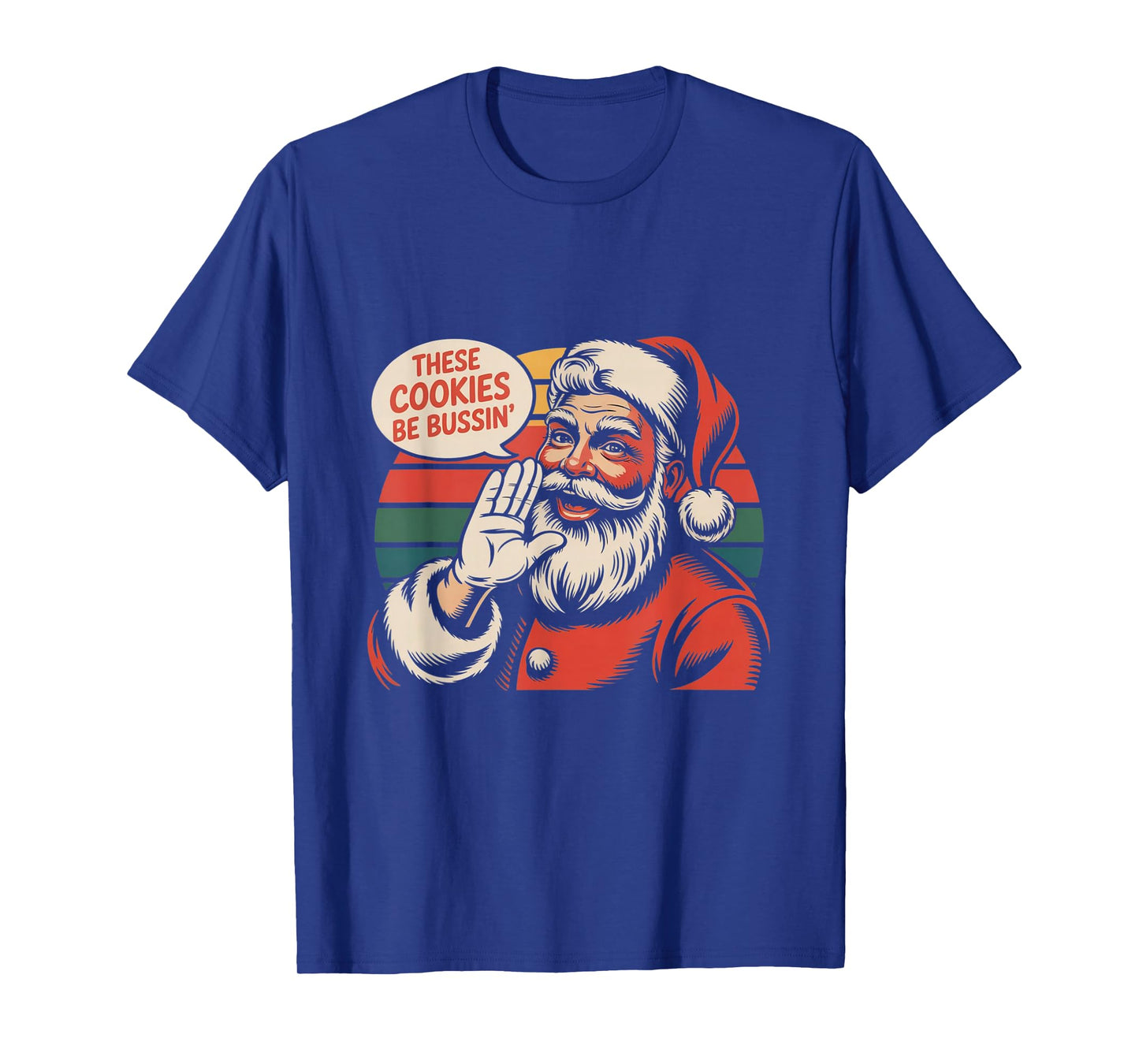 Funny Christmas Cookies Meme Brainrot Santa Claus Boys T-Shirt