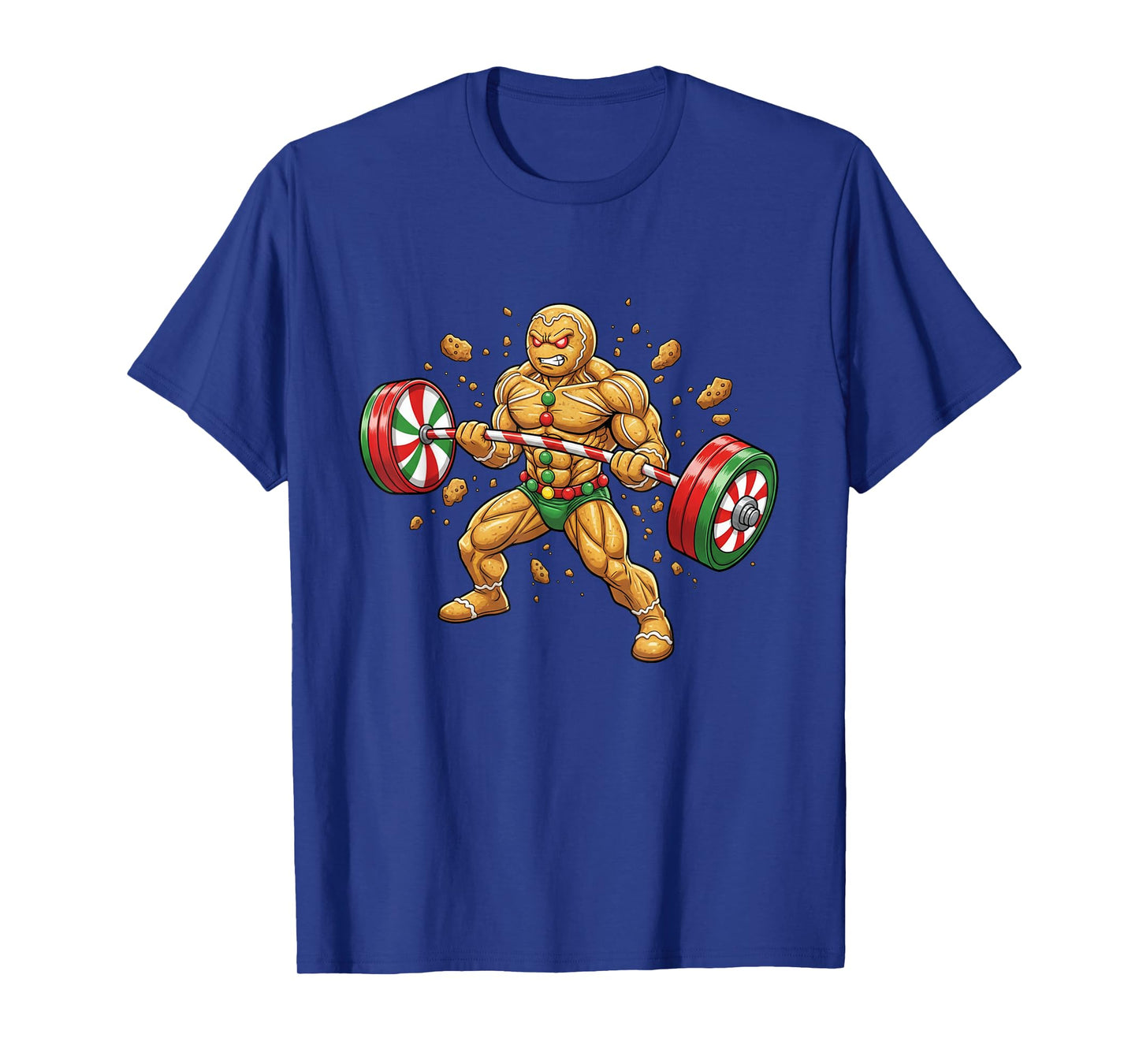 Christmas Gym Gingerbread Gingershred Xmas Workout Men Women T-Shirt