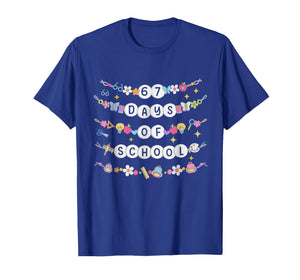 100 Days of School Truck 67th Day of School Six Seven Kids T-Shirt