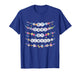 100 Days of School Truck 67th Day of School Six Seven Kids T-Shirt