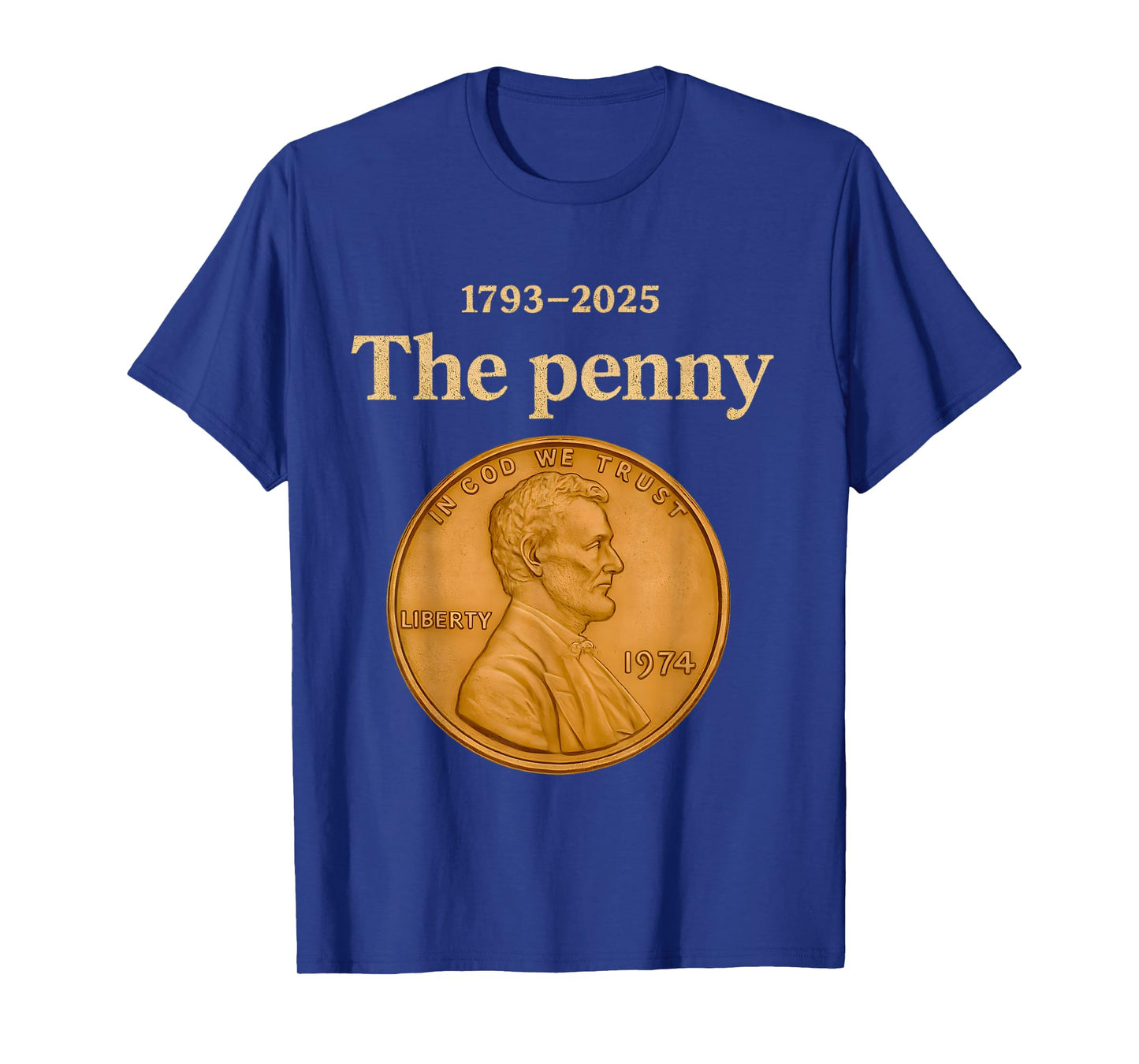 Rip Penny Lincoln USA Coin 1 Cent America United States T-Shirt