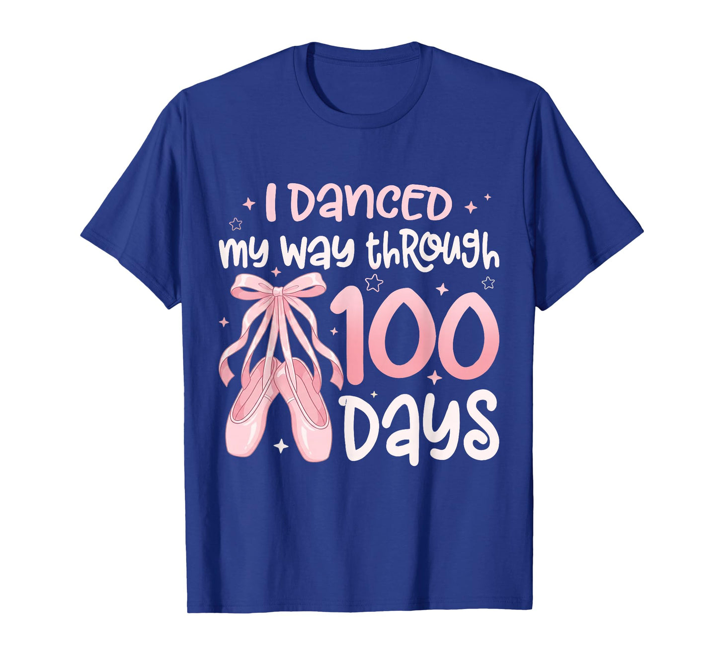 I Danced My Way Through 100 Days of School Dancer Student T-Shirt