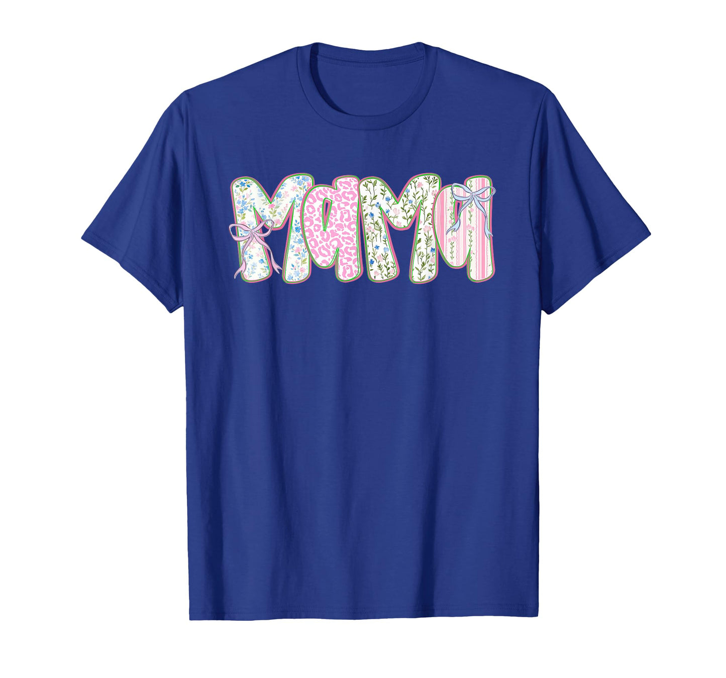 Mama Floral Coquette Bow Mother's Day Cute Women Mom T-Shirt