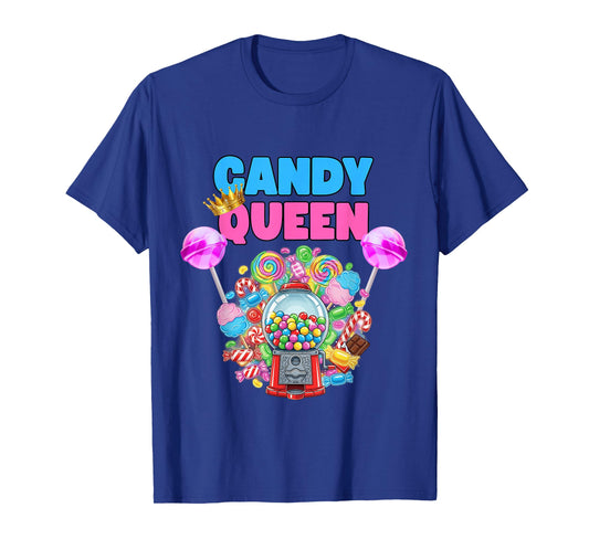 Candy Queen Shirt Funny Lollipop Candy Lover Humor T-Shirt