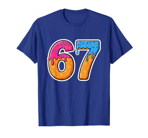 Six Seven Ice Cream Drip Gen Alpha Slang 6 7 Trending Meme T-Shirt