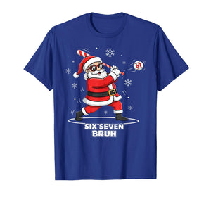 Funny Baseball Santa 67 Christmas Xmas Pajamas Boys T-Shirt