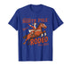 Annual North Pole Rodeo Funny Goose Christmas Western T-Shirt