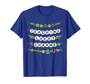 Teaching Lucky Charms Shamrock Irish St Patricks Day Teacher T-Shirt