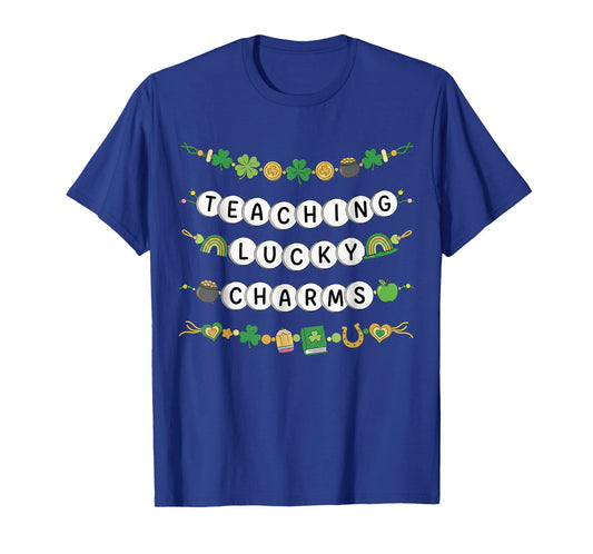 Teaching Lucky Charms Shamrock Irish St Patricks Day Teacher T-Shirt