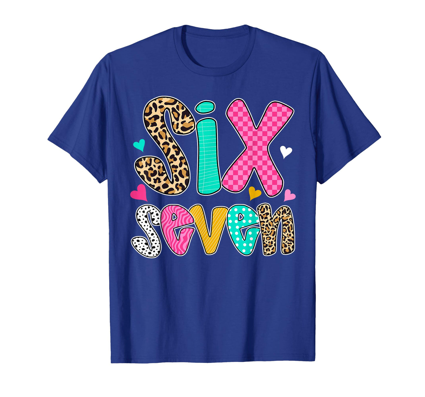 Funny Six Seven 6 7 Meme Teacher Design for Men Women Girls T-Shirt