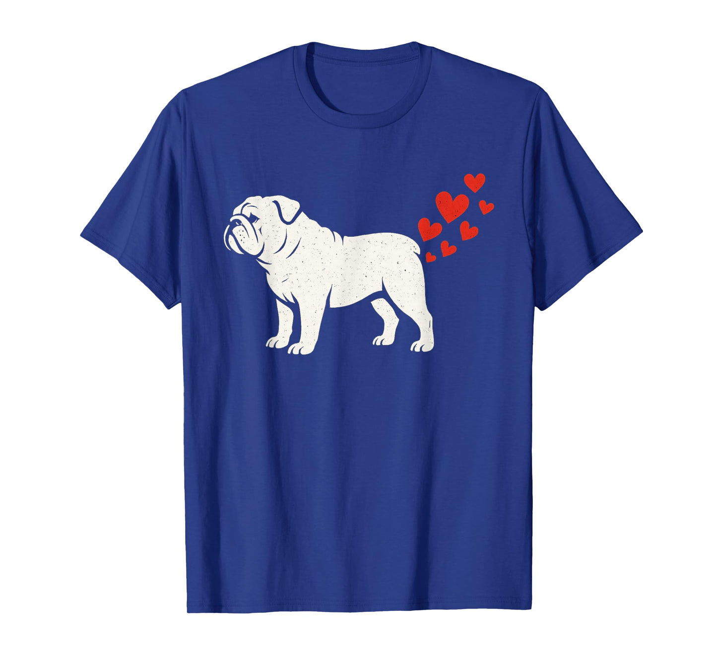 Cute English Bulldog Owner Valentines Day Heart Dog Farts T-Shirt