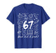 Vintage God Did It First 67 Six Seven Meme Christian Bible T-Shirt