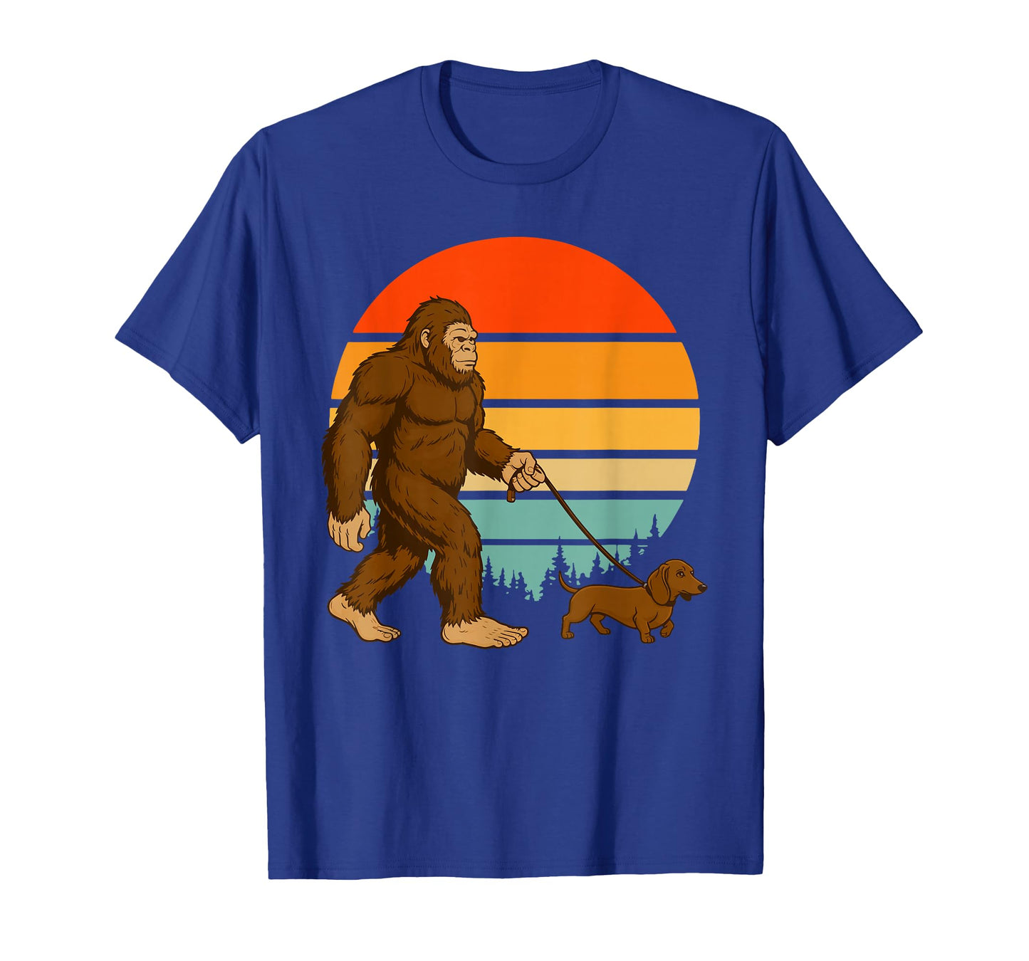 Bigfoot Dachshund Weiner Dog T-Shirt