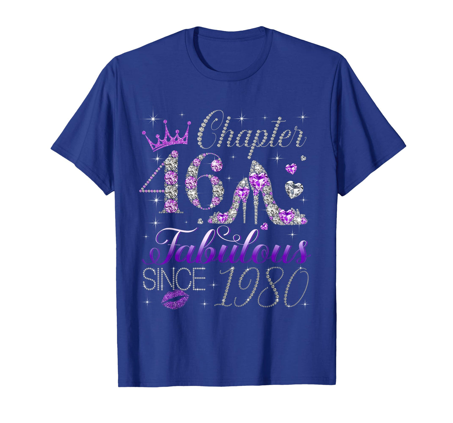 Chapter 46 Fabulous Since 1980 46Th Birthday Women Girls T-Shirt