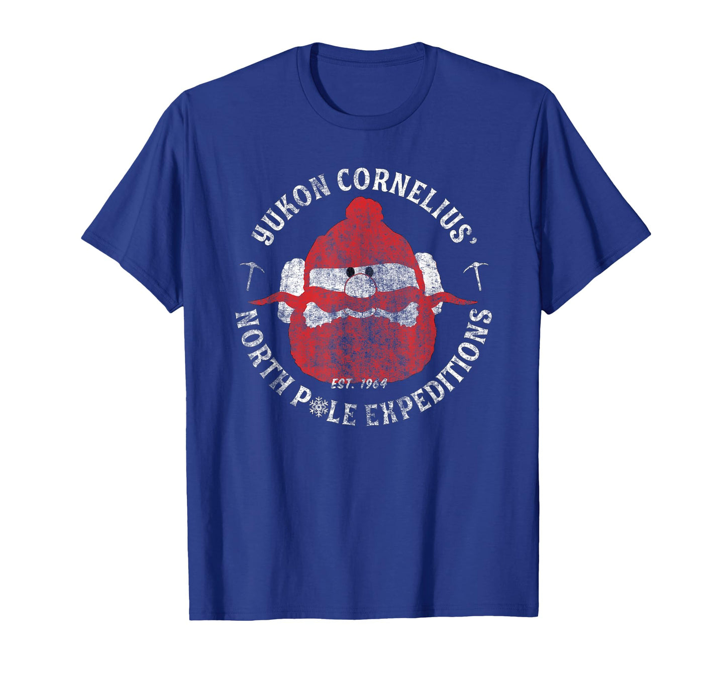 Christmas Explorer Vintage Throwback Cartoon T-Shirt