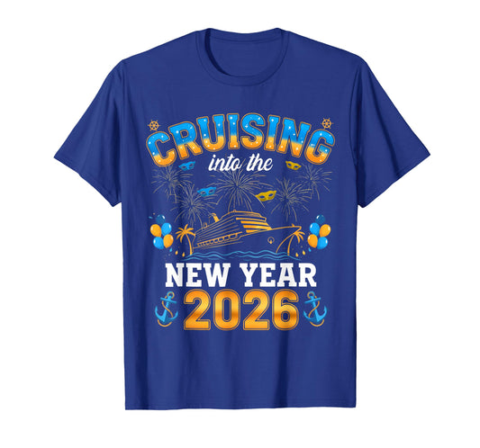 Cruise Into New Year 2026 Bringing New Year Together T-Shirt