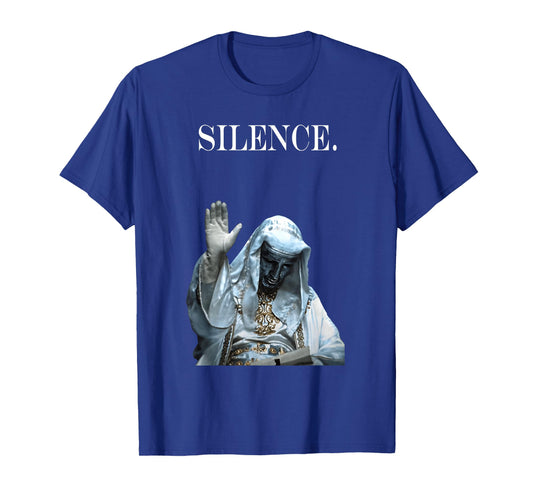 Silence Meme Sliver Mask King Baldwin IV Warrior Design T-Shirt