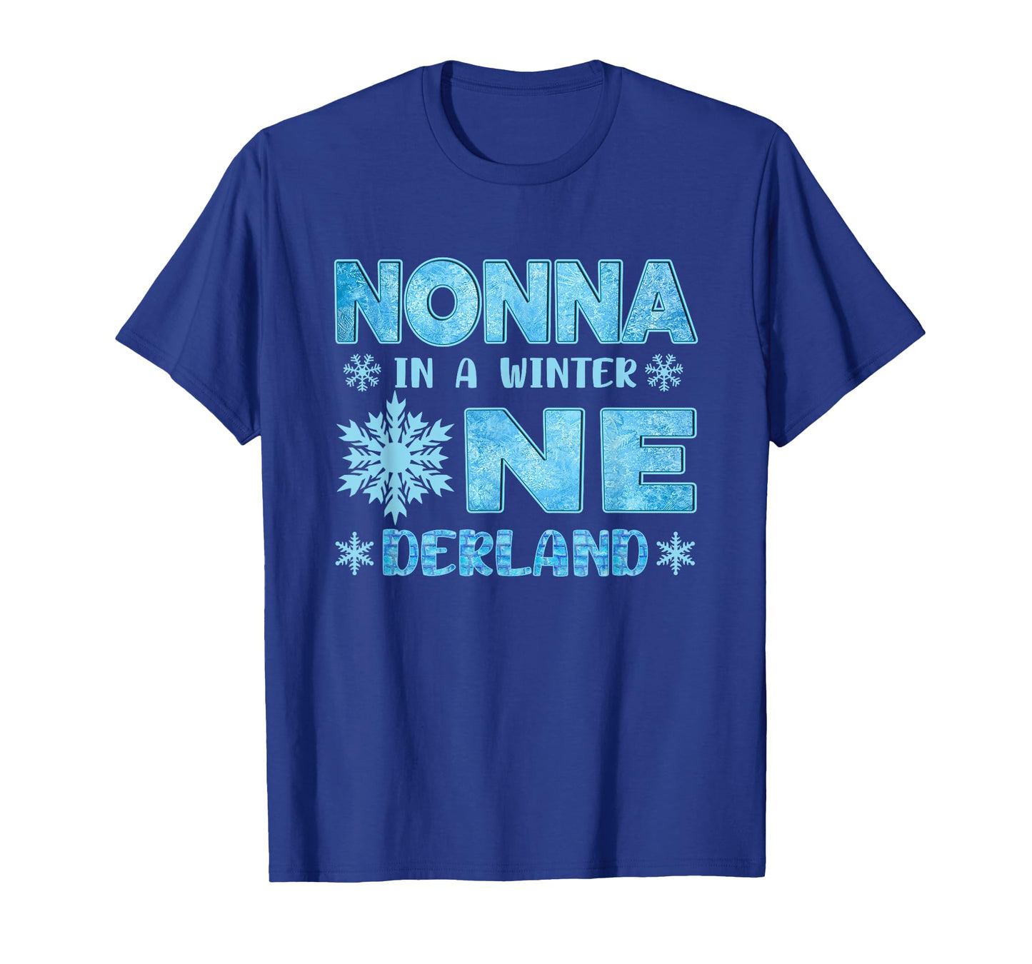 Nonna in A Winter Onederland Bday Girl Sweet Snowflake T-Shirt