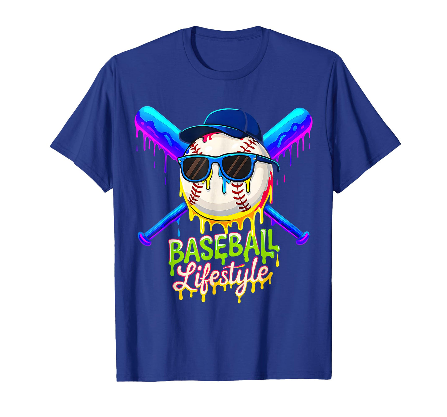Baseball Life Style 101 Apparel Youth Drip Baseball Boys Kid T-Shirt