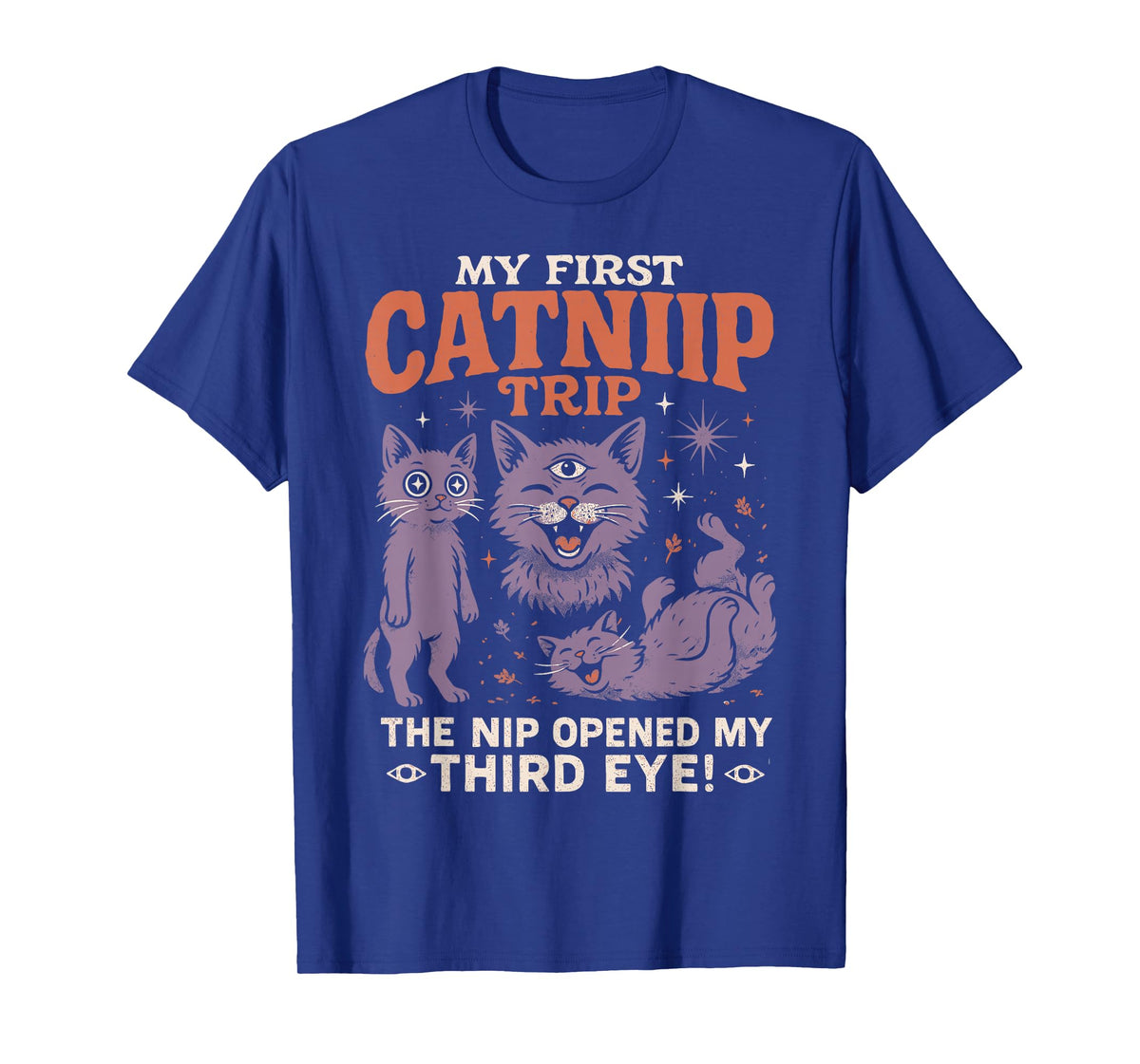 Catnip Trip Cats Nip | Retro Funny Poster Cat Owners T-Shirt