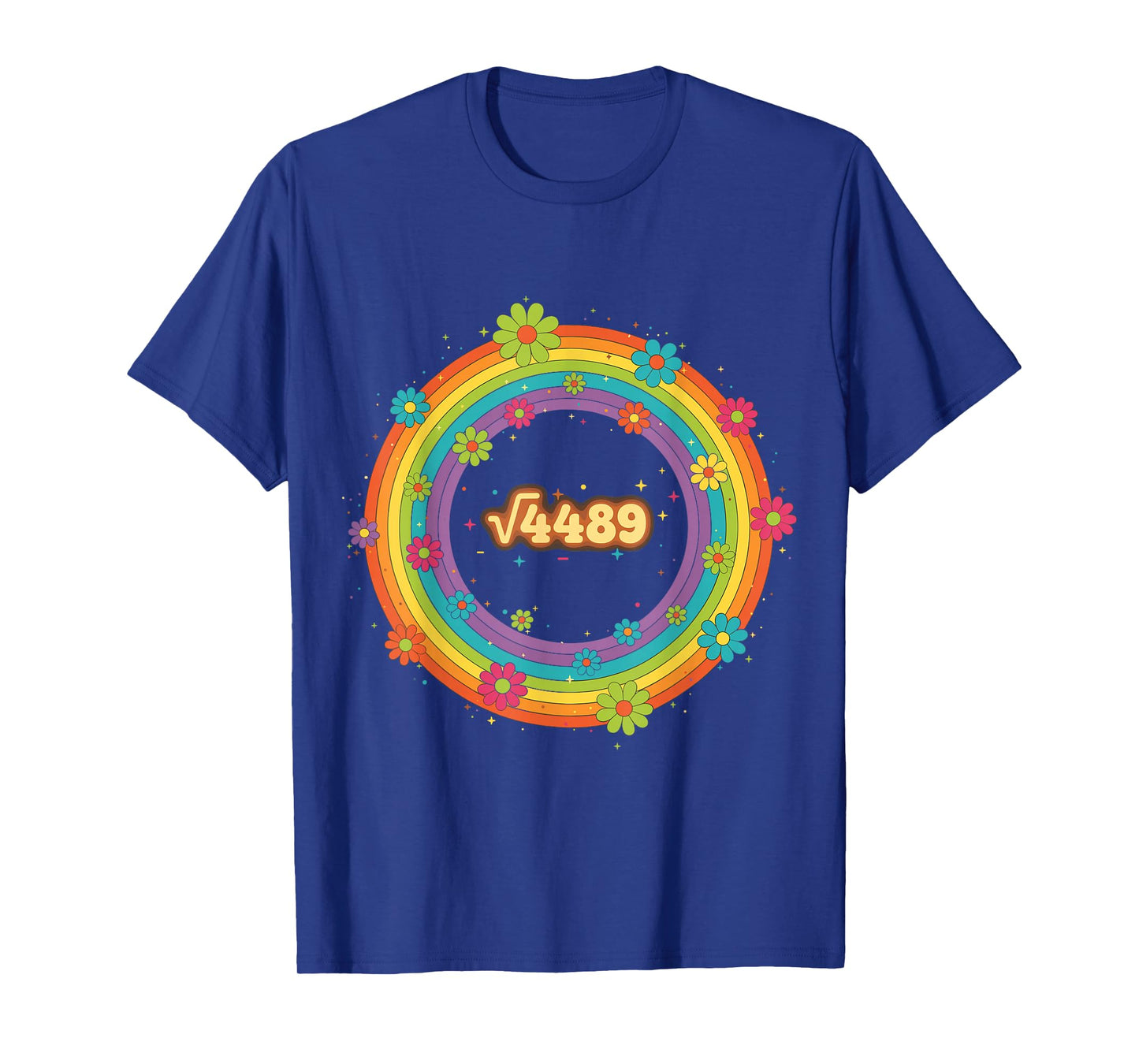 67 Meme Square Root 4489 Six Seven Math Teacher Rainbow T-Shirt