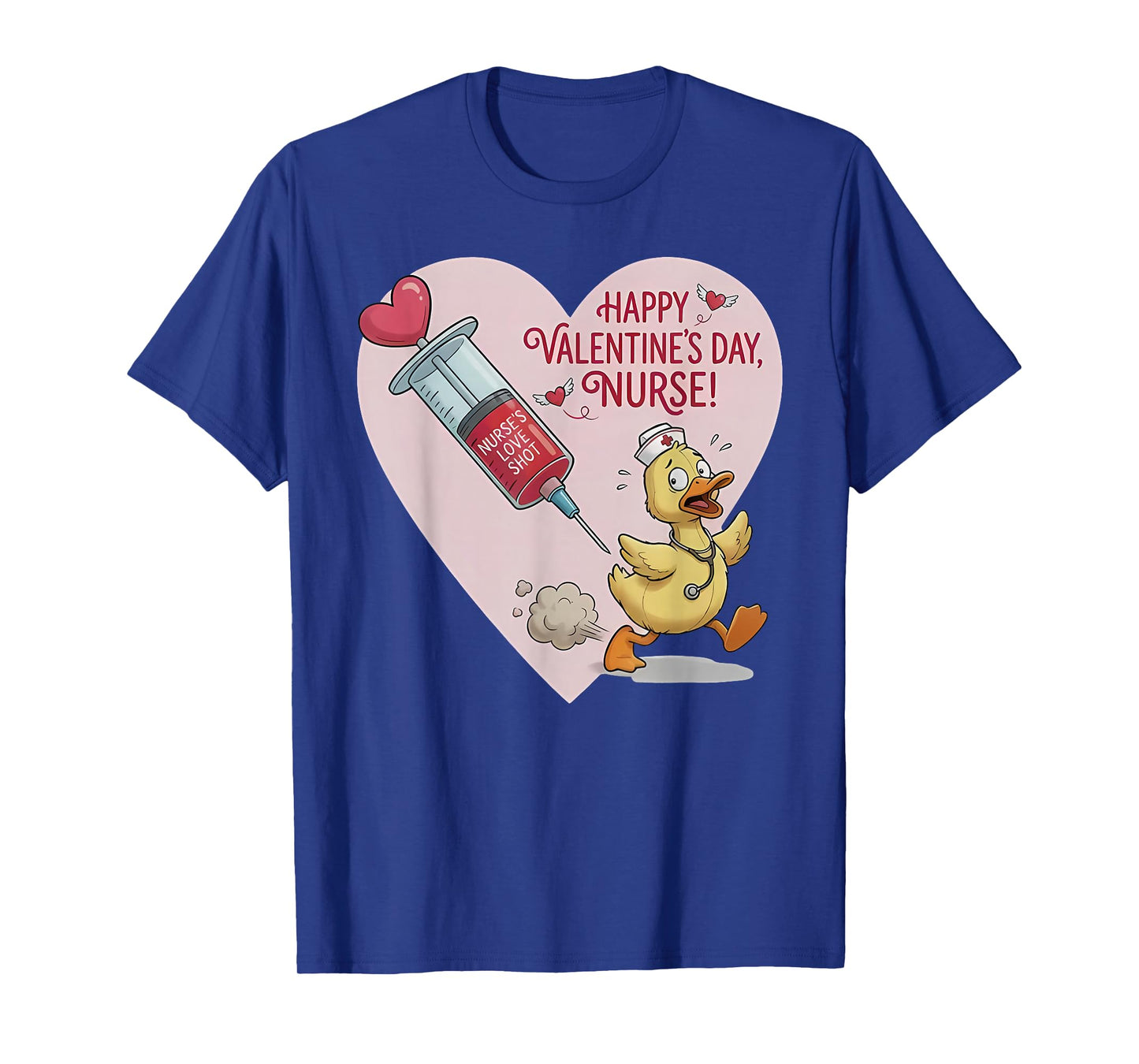 Happy Valentine’s Day Nurse Funny Goose Nurse T-Shirt