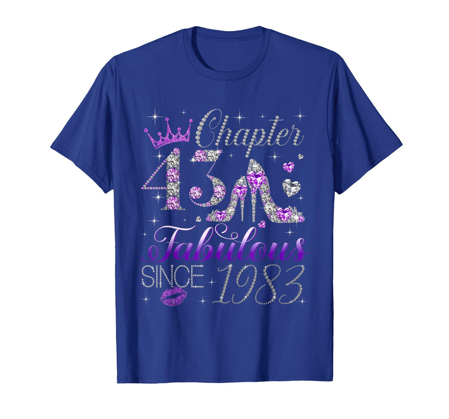 Chapter 43 Fabulous Since 1983 43rd Birthday Women Girls T-Shirt