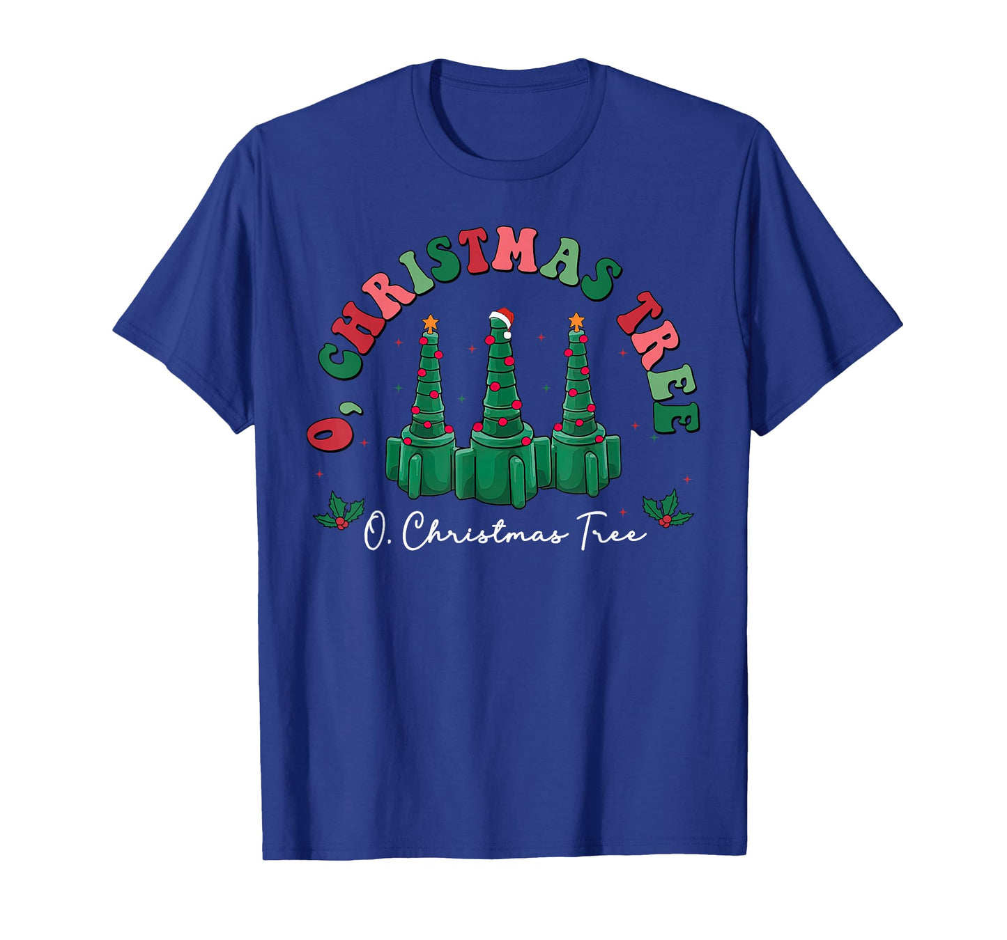 O' Christmas Tree Respiratory Therapy Therapist Xmas RT Care T-Shirt