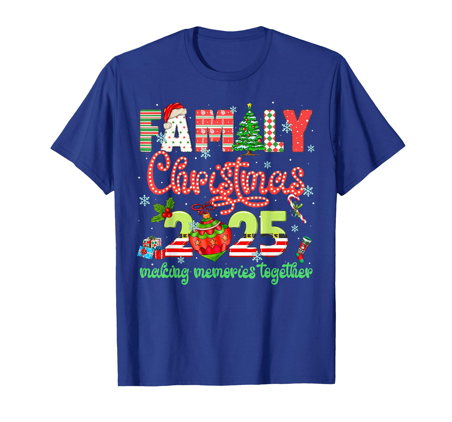We are Family Christmas 2025 Matching Pajamas Men Women Kids T-Shirt