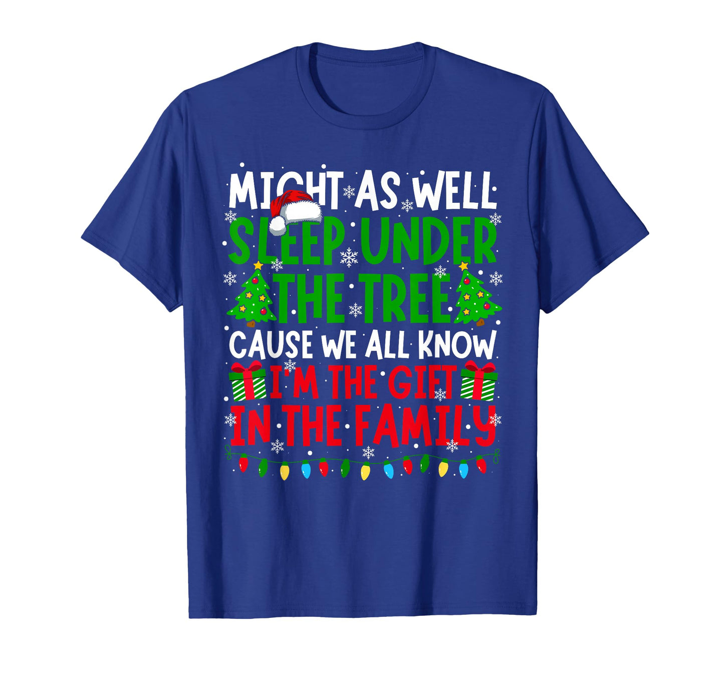 Funny Christmas Saying Retro Xmas Sarcastic Men Women Kids T-Shirt