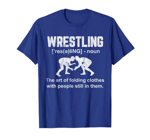 Funny Wrestling Definition Wrestler Boys Mens Teens Kids T-Shirt